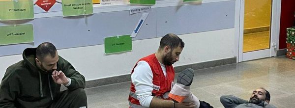 تدريباً مشتركاً عن الاسعافات الاولية المتقدمة (Advanced First Aid)