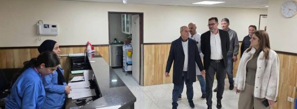 تفقد الرئيس الجديد لجمعية النجدة الشعبية اللبنانية مستشفى النجدة الشعبية في النبطية