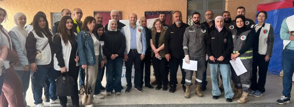 جمعية النجدة الشعبية اللبنانية تنفّذ حملة صحية في صيدا.