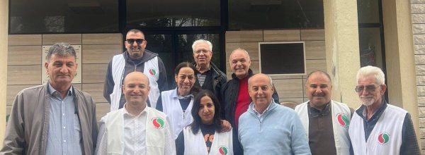 زيارة الهيئة الإدارية لجمعية النجدة الشعبية اللبنانية مركز استقبال اهلنا النازحين في جديتا