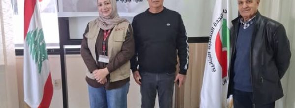اجتماع مشترك بين جمعية النجدة الشعبية اللبنانية ممثلة بالاستاذ زهير عاصي نائب الرئيس الأول والأستاذ وليد حشيشو رئيس فرع صيدا