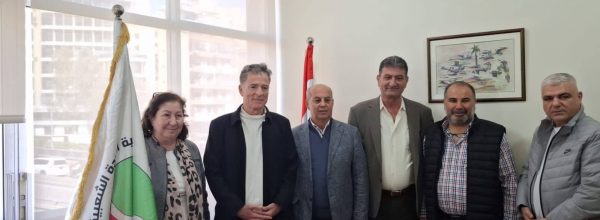 زيارة النائب الدكتور إلياس جرادي على رأس وفد مركز جمعية النجدة الشعبية اللبنانية الرئيسي