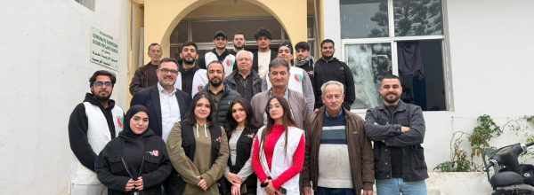 زيارة مركز إستقبال النجدة الشعبية في برجا