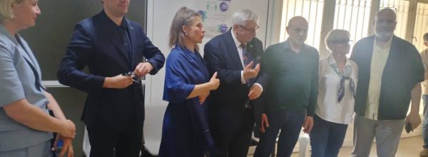 سعادة سفيرة بولندا في لبنان تزور مركز النجدة الشعبية اللبنانية في صوفر .